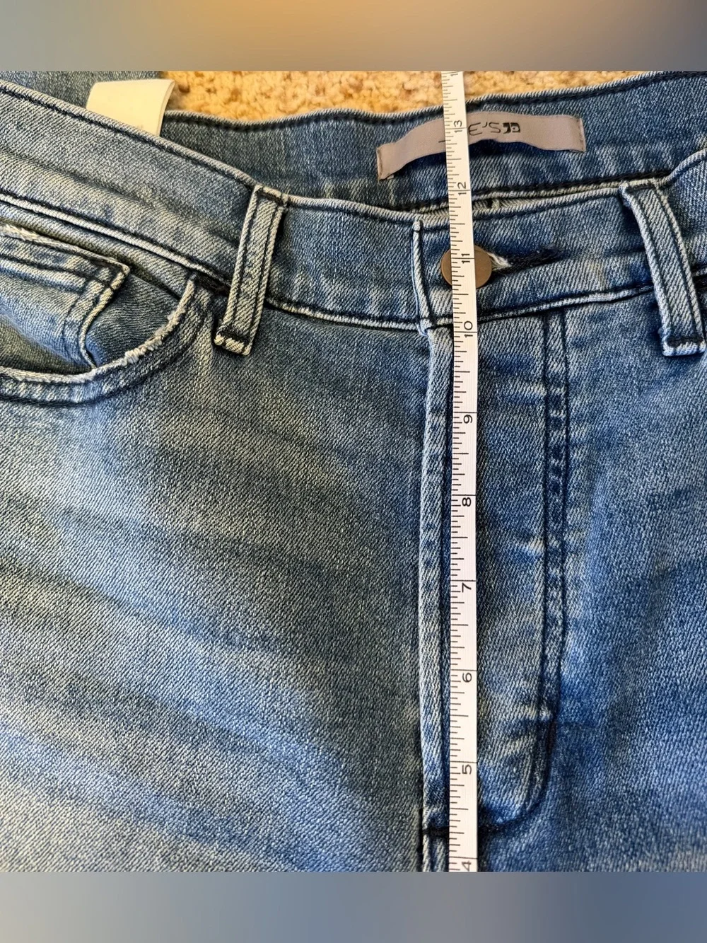 Joe’s Jeans OG Cara High Rise Straight Ankle Stretch Jeans, Size 29